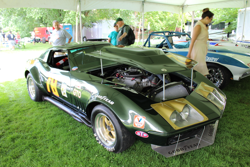The only corvette I intentionally took a picture of. appears to be a modified early 3rd gen chevy corvette with a 455
